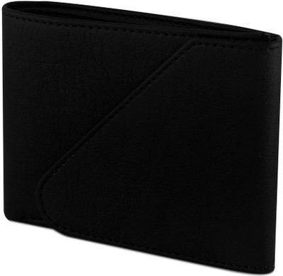 

Accezory Men Black Artificial Leather Wallet(9 Card Slots)