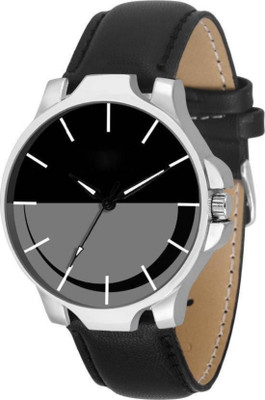 

Montres New Designer Moon Series Black Leather Belt Men Watch - For Boys