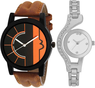 SPLAZOS WAT-SLVRCHAN-14 Combo Watch For Girls & Women Analog Watch - For Couple