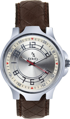 

ethify Jt-efs02 Brown Strap Analog Functioning. Watch - For Men
