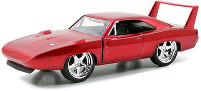 

JADA TOYS Fast & Furious 1:32 1969 Dodge Charger Daytona-M.Red Metal Die Cast(Multicolor)