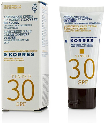 

Korres Yoghurt Tinted Sunscreen Face Cream SPF30 - Ideal For Sensitive Skin(50 ml)