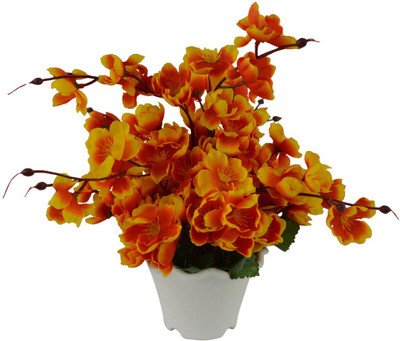 

Fancymart FP-0148-870 Yellow Peony Artificial Flower with Pot(12 inch, Pack of 1)