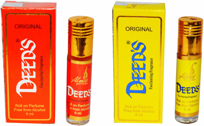 

Almas DEEDS HOT & GOLD special edition pocket Floral Attar(Musk)