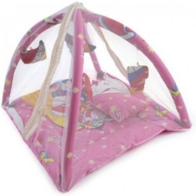 

Chote Janab Cotton Kids BED CUM WITH MOSQUITO NET Mosquito Net (Pink) Kids Crib(Fabric, Pink)