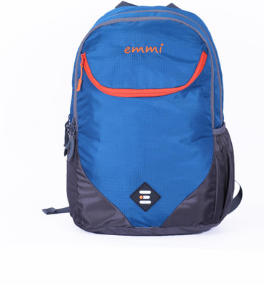 

EMMI BAGS Hub Blue 27L Backpack 27 L Backpack(Blue, Grey)