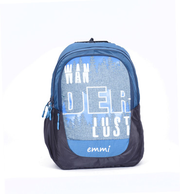 

EMMI BAGS Wander Lust Blue 23L Backpack 23 L Backpack(Blue)