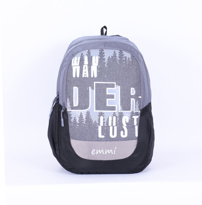 

EMMI BAGS Wander Lust Grey 23L Backpack 23 L Backpack(Grey)