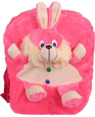 

Aliado Faux Fur Pink Coloured Zipper Closure Backpack Backpack(Pink, 5 inch)