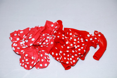 

shopely Printed (red & dark pink) colour Polka Dot Balloons -pack of 50 Balloon(Multicolor, Pack of 50)