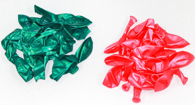 

shopely Solid (dark pink & dark green)HD Balloons-pack of 100 Balloon(Multicolor, Pack of 100)