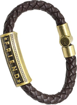 Sullery Leather, Stainless Steel Gold-plated Bracelet