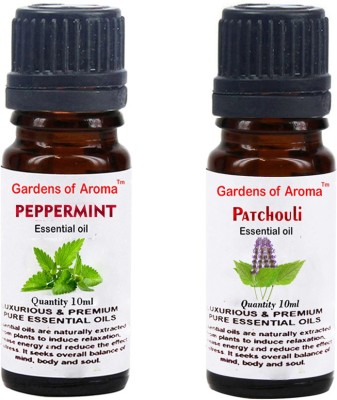 

Gardens Of Aroma Peppermint Essential Oil And Patchouli Essential Oil(20 ml)