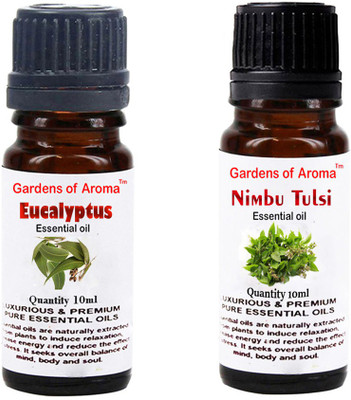 

Gardens Of Aroma Eucalyptus Essential Oil And Nimbutulsi Essential Oil(20 ml)