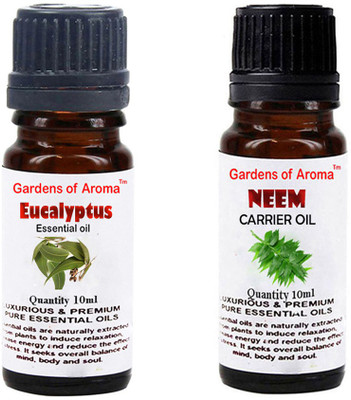 

Gardens Of Aroma Eucalyptus Essential Oil And Neem Carrier Oil(20 ml)