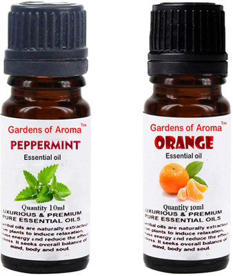 

Gardens Of Aroma Peppermint Essential Oil And Orange Essential Oil(20 ml)