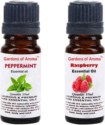 

Gardens Of Aroma Peppermint Essential Oil And Raspberry Essential Oil(20 ml)