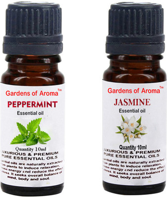 

Gardens Of Aroma Peppermint Essential Oil And Jasmine Essential Oil(20 ml)