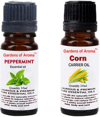 

Gardens Of Aroma Peppermint Essential Oil And Corn Carrier Oil(20 ml)