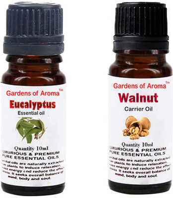 

Gardens Of Aroma Eucalyptus Essential Oil And Walnut Carrier Oil(20 ml)