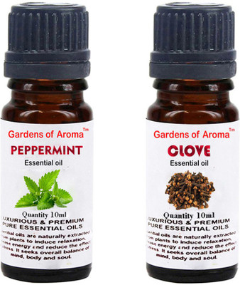 

Gardens Of Aroma Peppermint Essential Oil And Clove Essential Oil(20 ml)