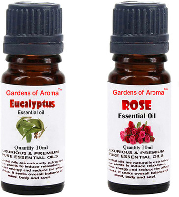 

Gardens Of Aroma Eucalyptus Essential Oil And Rose Essential Oil(20 ml)