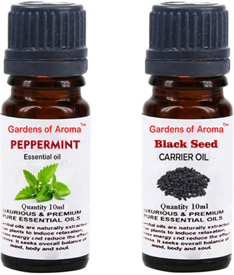 

Gardens Of Aroma Peppermint Essential Oil And Black Seed carrier Oil(20 ml)
