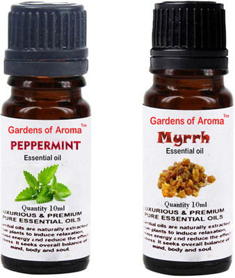 

Gardens Of Aroma Peppermint Essential Oil And Myrrh Essential Oil(20 ml)