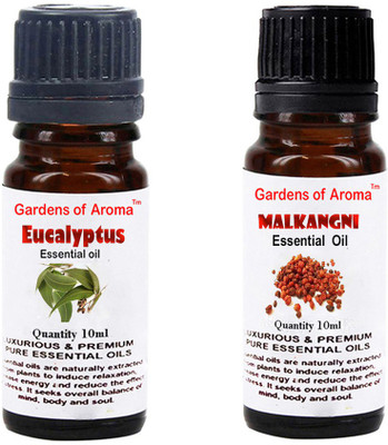 

Gardens Of Aroma Eucalyptus Essential Oil And Malkangani Essential Oil(20 ml)