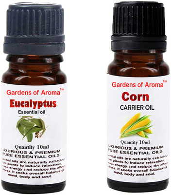 

Gardens Of Aroma Eucalyptus Essential Oil And Corn Carrier Oil(20 ml)
