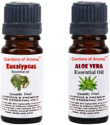 

Gardens Of Aroma Eucalyptus Essential Oil And Aloe vera Essential Oil(20 ml)