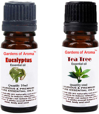 

Gardens Of Aroma Eucalyptus Essential Oil And Tea Tree Essential Oil(20 ml)