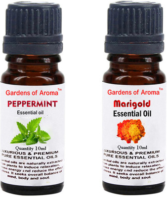 

Gardens Of Aroma Peppermint Essential Oil And Marigold Essential Oil(20 ml)