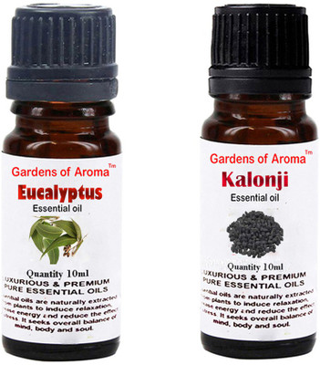 

Gardens Of Aroma Eucalyptus Essential Oil And Kalonji Essential Oil(20 ml)