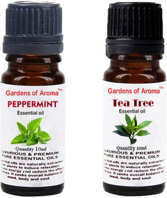 

Gardens Of Aroma Peppermint Essential Oil And Tea Tree Essential Oil(20 ml)