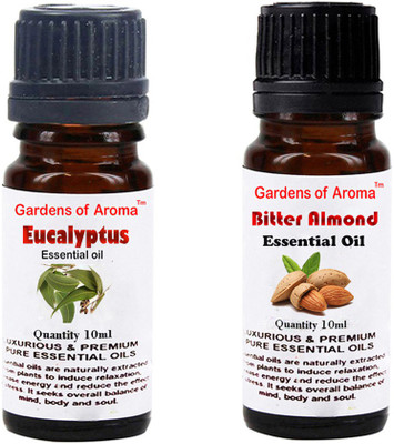 

Gardens Of Aroma Eucalyptus Essential Oil And Bitter Almond Essential Oil(20 ml)