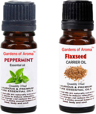 

Gardens Of Aroma Peppermint Essential Oil And Flaxseed Carrier Oil(20 ml)