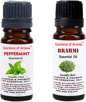 

Gardens Of Aroma Peppermint Essential Oil And Brahmi Essential Oil(20 ml)