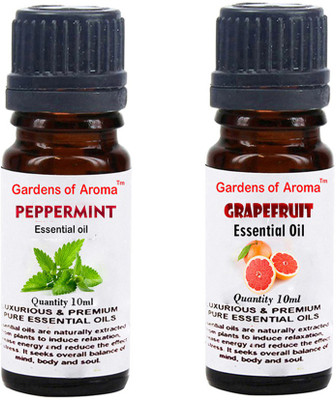 

Gardens Of Aroma Peppermint Essential Oil And Grapefruit Essential(20 ml)
