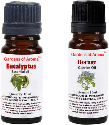 

Gardens Of Aroma Eucalyptus Essential Oil And Borage Carrier Oil(20 ml)