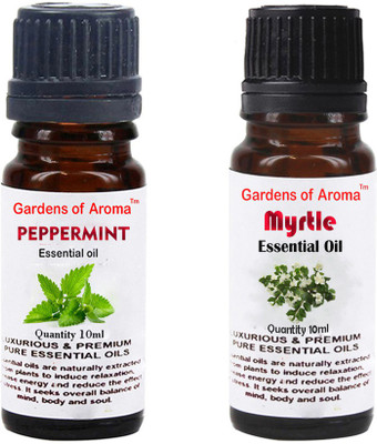 

Gardens Of Aroma Peppermint Essential Oil And Myrtle Essential Oil(20 ml)