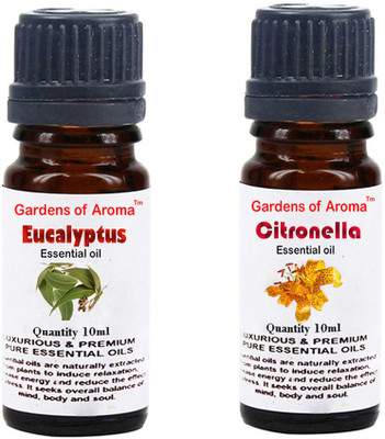 

Gardens Of Aroma Eucalyptus Essential Oil And Citronella Essential Oil(20 ml)