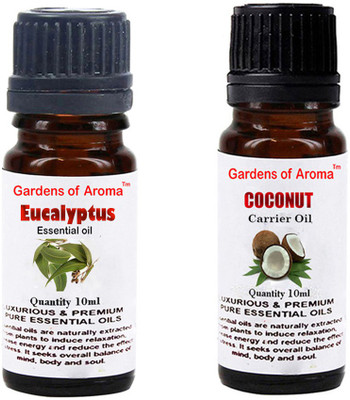 

Gardens Of Aroma Eucalyptus Essential Oil And Coconut Carrier Oil(20 ml)