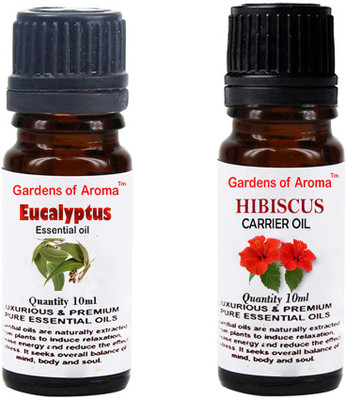 

Gardens Of Aroma Eucalyptus Essential Oil And Hibiscus Carrier Oil(20 ml)