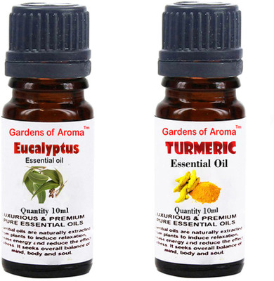 

Gardens Of Aroma Eucalyptus Essential Oil And Tumeric Essential Oil(20 ml)