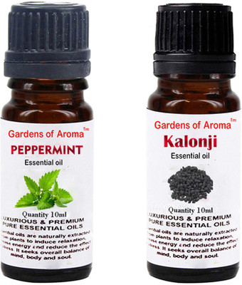 

Gardens Of Aroma Peppermint Essential Oil And Kalonji Essential Oil(20 ml)