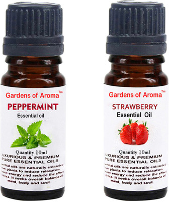 

Gardens Of Aroma Peppermint Essential Oil And Strawberry Essential Oil(20 ml)
