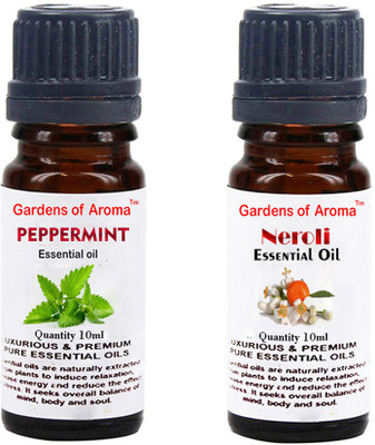

Gardens Of Aroma Peppermint Essential Oil And Neroli Essential Oil(20 ml)