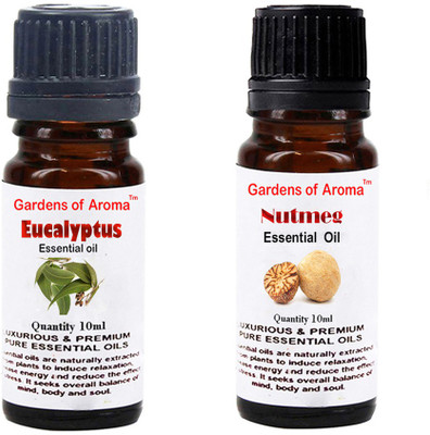 

Gardens Of Aroma Eucalyptus Essential Oil And Nutmeg Essential Oil(20 ml)