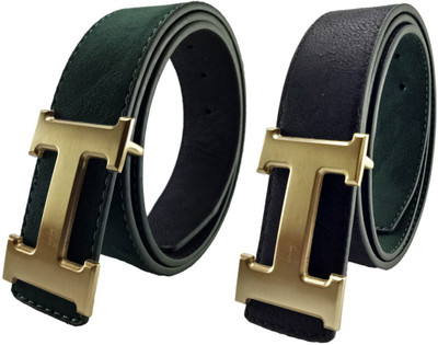

Infiprises Men Casual, Party, Formal, Evening Black, Brown Artificial Leather, Fabric Reversible Belt